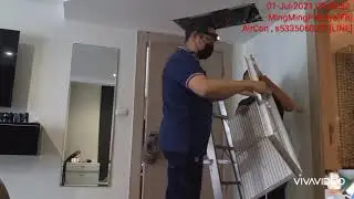 Duct type cleaning and put high pressure pipe drian block 🚫🤪😤 part 1