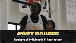 Agot Makeer stamped her name with the best of the best! 🏀🔥 McDonald&rsquo;s All-American certified. 🍟