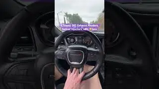 5.7 Hemi RT quick pull and POV sound clips!! Sounds crazy!! 💀😈Reid Tuned on e85🌽 392 headers no🐱