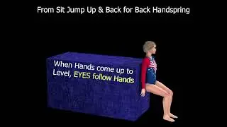 AcroA 5 2 Back Handsrping Drill: Sit to Jump text, Part 2 of 2