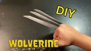 ساخت چنگال های ولورین🐯DIY making wolverine claws