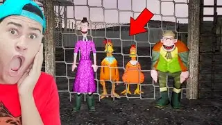 A SENHORA TWEEDY COLOCOU A GINGER NO GALINHEIRO ESCURO!! - Fuga Das Galinhas