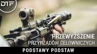 Przewyższenie Przyrząd&oacute;w Celowniczych na Karabinku (kolimator Aimpoint T-1 na karabinku AR15)