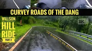 Riding ktm Rc 200 on wet roads | Beautiful Dang Forest | Pot Holes VS sports Bike