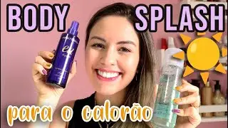 🔥🌞MUITO CALOR AÍ? ENTÃO USE ESSES BODY SPLASHES