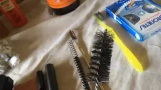 O que usar para limpar sua arma de fogo.