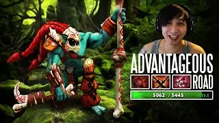 ON THE ADVANTAGEOUS ROAD WITH HUSKAR (SingSing Dota 2 Highlights #2384)