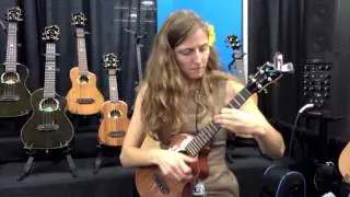 Nalu Ukulele at NAMM 2013 with Sarah Maisel