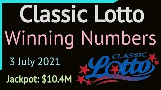Today Ohio Classic Lotto Winning Numbers Saturday 3 July 2021. Classic Lotto Drawing Result 7/3/2021