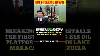 China Installs $1B Floating Oil Platform 🌊 &lsquo;Alula&rsquo; in Venezuela! #Energy #Shorts