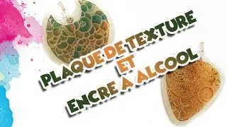 TUTO FIMO POLYM&Egrave;RE: PLAQUE DE TEXTURE ET ENCRE &Agrave; ALCOOL |PolymerClay Tutorial Plate of texture and