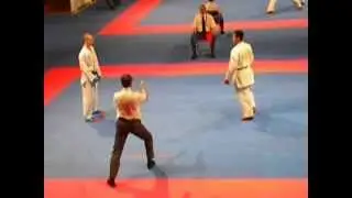 Ahmed Solyman (Egypt) EGY277 WKF Morocco Rabat Junior -68 kg Round 3 World Champioship Kumite Male