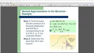 Normal Approximation to Binomial Probability Sampling Methods Lecture 8