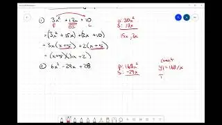 Trinomial Factoring by Decomposition