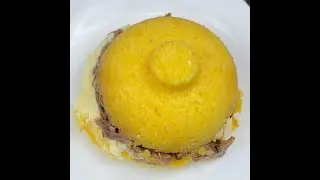 Cuscuz Recheado com costelinha desfiada - O MELHOR CUSCUZ DO MUNDO!