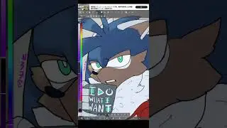 Art Stream!(Sonic OC Commission process)