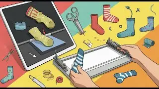 SOCKS PRINTER/Make Your Own Custom Socks Step by Step!