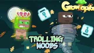 TROLLING NOOBS IN GROWTOPIA! |Funny Random Moments!|
