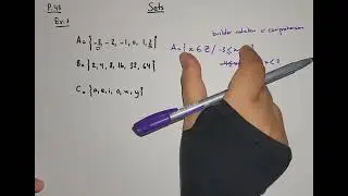 #Sets  #grade10 Ex #1, #2, #3, #4, #5 P.43 #math #lebanon #lebanon #maths #whatsapp