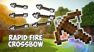 How to Make Rapid Fire Crossbow in Minecraft Bedrock | Bedrock Command Block Tutorial
