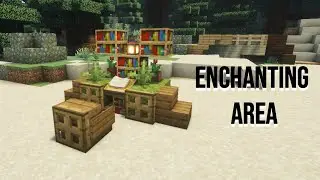 Cozy Minecraft Enchanting Area ✨ | Small Aesthetic Build
