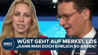 CDU-PARTEITAG: Paukenschlag! Kritik an Merkel! Konfrontation? W&uuml;st macht klare Ansage zu Merz