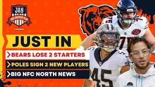 JUST IN: Bears LOSE 2 Starters + Sign 2 Linebackers & Get Veteran Back off IR + Lions Coaching News