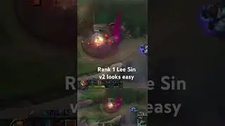 Rank 1 Lee Sin v2 looks easy #kzh #leesin