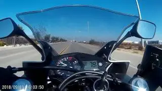 Passing car on way to work. Some Commute footage from my Yamaha R3