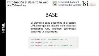 HTML: principales etiquetas que se emplean en el head