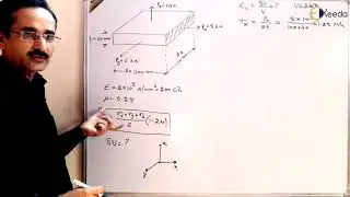Elastic Constants In GATE Strength Of Materials | Numerical 1