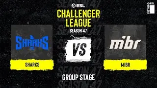 Sharks vs. MIBR - Map 1 [Inferno] - ESL Challenger League S47 - SA