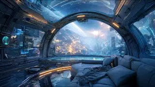 NEO POD: Space Ambient Soundscape 🏙️ SciFi Music for Focus & Sleep
