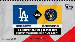 SERIE DE CAMPEONATO | DODGERS vs BREWERS (AUDIO) ⚾ | MLB EN VIVO (13/10/2025)