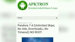 Pandora Android Mod (Unlimited skips, No adds, and Download songs)