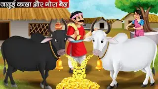 जादुई काला और गोरा बैल | Jadui Kala Or Gora Bail | Hindi kahaniya | Moral stories | kahaniya | fairy