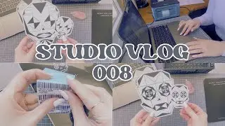 &middot; Studio Vlog 008 &middot; How I Pack My XL Skull Stickers &middot; ASMR &middot; No music &middot; No talking &middot;