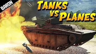 TANKS vs PLANES!  Road of the Brave! (War Thunder Gameplay)