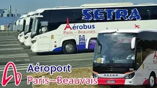 Beauvais Till&eacute; airport to Paris city center (Porte Maillot) By Bus(One way  ticket price is &euro;18)【4K】