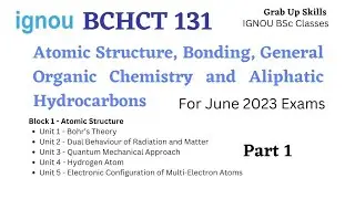 Ignou BCHCT 131| IGNOU BSc Classes | Ignou bsc Chemistry semester 1