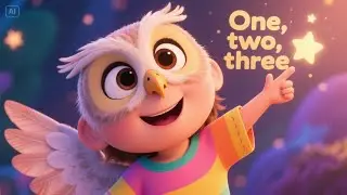 Magical Owls Counting Stars | Fun Counting Song for Kids | Starry Night Adventure