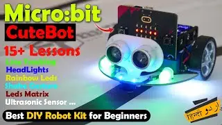 Microbit Robot, Best Diy Robot Kit for Beginners, Microbit Programming in urdu hindi