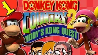 Let's Play Donkey Kong Country 2 - Diddy's Kong Quest (SNES Gameplay) - Part 1
