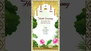 vertical Wedding invitation Edius Project-88 |Whatsapp Invitation |Edius 7-8-9-10-11 (M-9414402138)