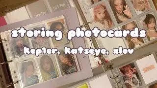 storing photocards #2 || katseye beautiful chaos, kep1er ot9, xlov, & le sserafim