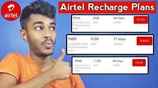 Airtel Recharge Plans with Unlimited Calling and Fixed Data