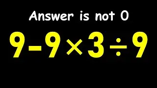 Most People Get This Simple Math Question Wrong!