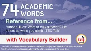 74 Academic Words Ref from 