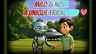 Milo & Nova - A Unique Friendship ❤️ | The Robot Who Fell From Space | 3D Animated Story