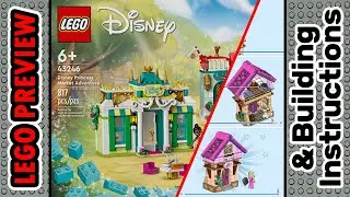 PREVIEW: 43246, LEGO Disney, Disney Princess Market Adventure​ & Building Instructions! LEGO 2024